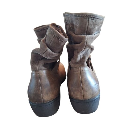 Bogs Slouchy Leather PullOn Ankle Booties Waterproof Cassie Low Brown Buckle 6.5 - Picture 7 of 13